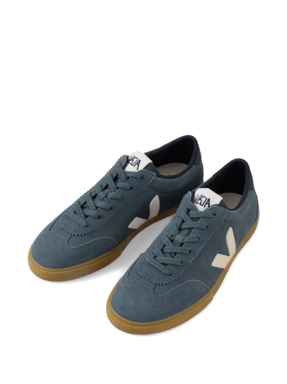 VEJA suede v-logo sneakers Blue