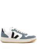 VEJA logo-patch suede sneakers - White