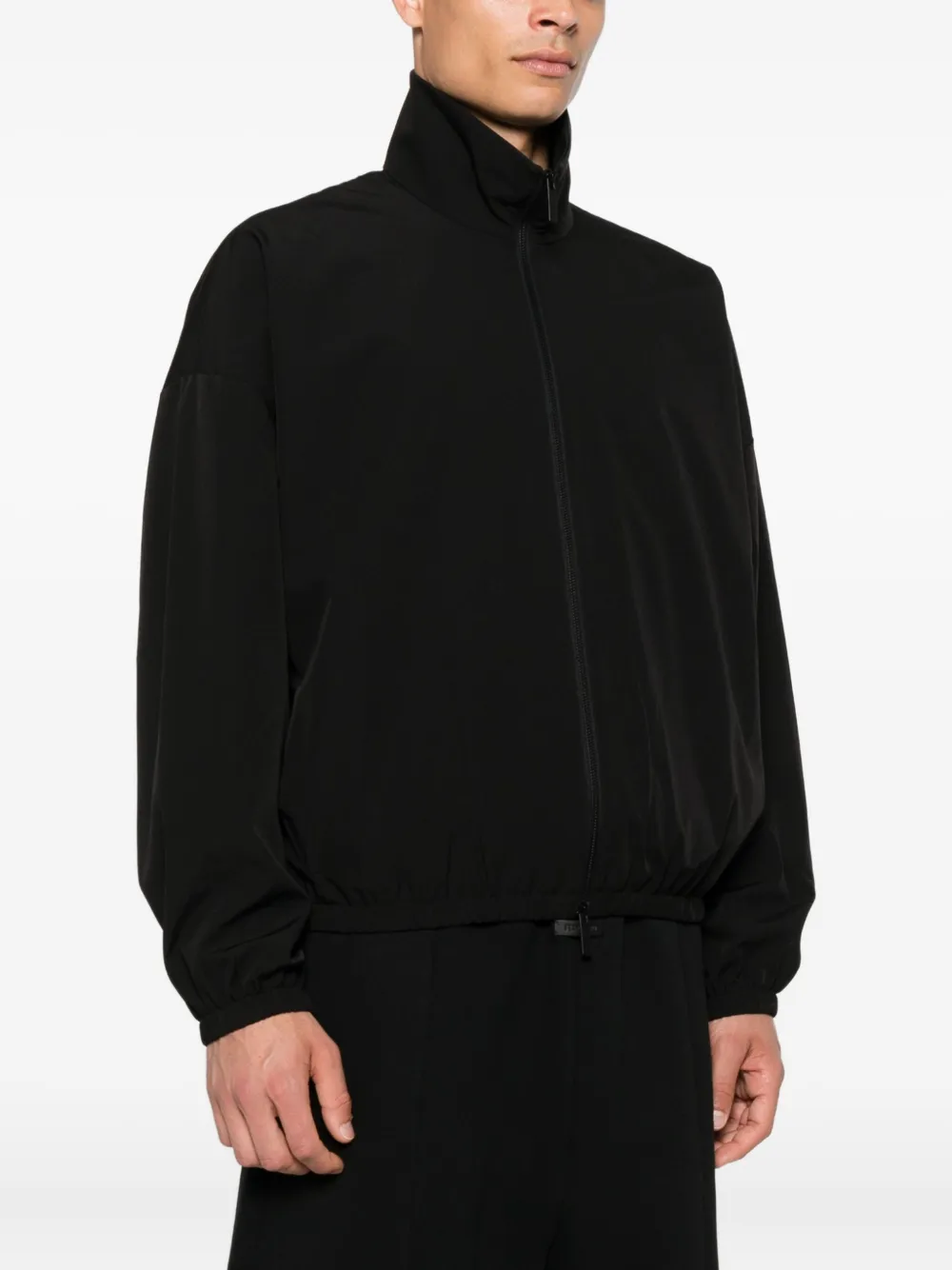 Fear Of God Eternal Zip-up Track Jacket In Black