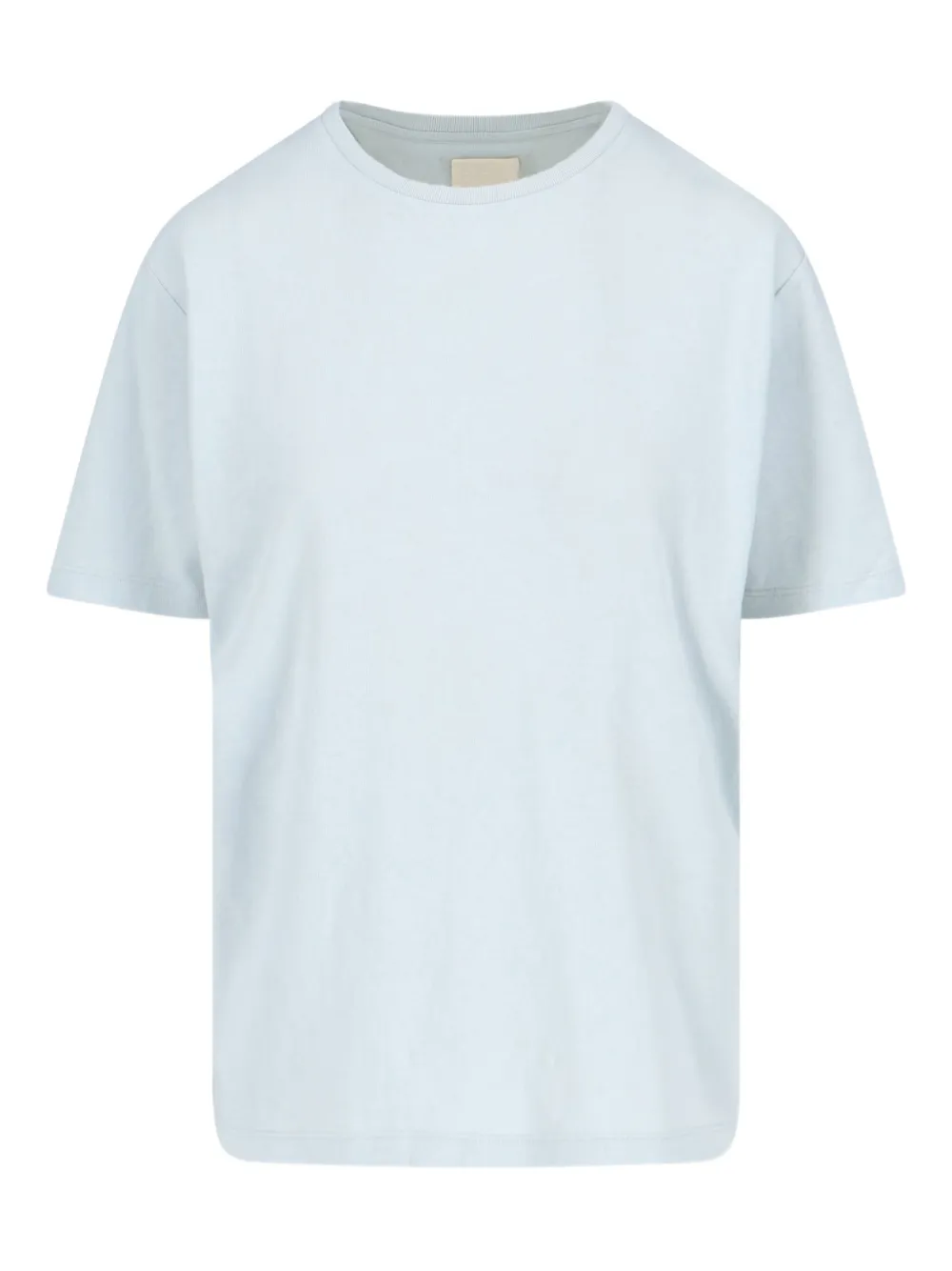 KHAITE Mae logo-appliqué T-shirt - ブルー KHAITE Mae logo-appliqué T-shirt - ブルー