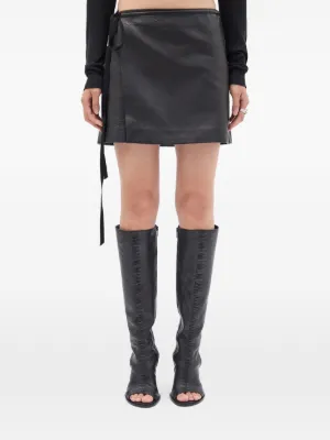 Ann Demeulemeester キュプラ　スカート ANN DEMEULEMEESTER（アンドゥムルメステール）中古・古着オンライン
