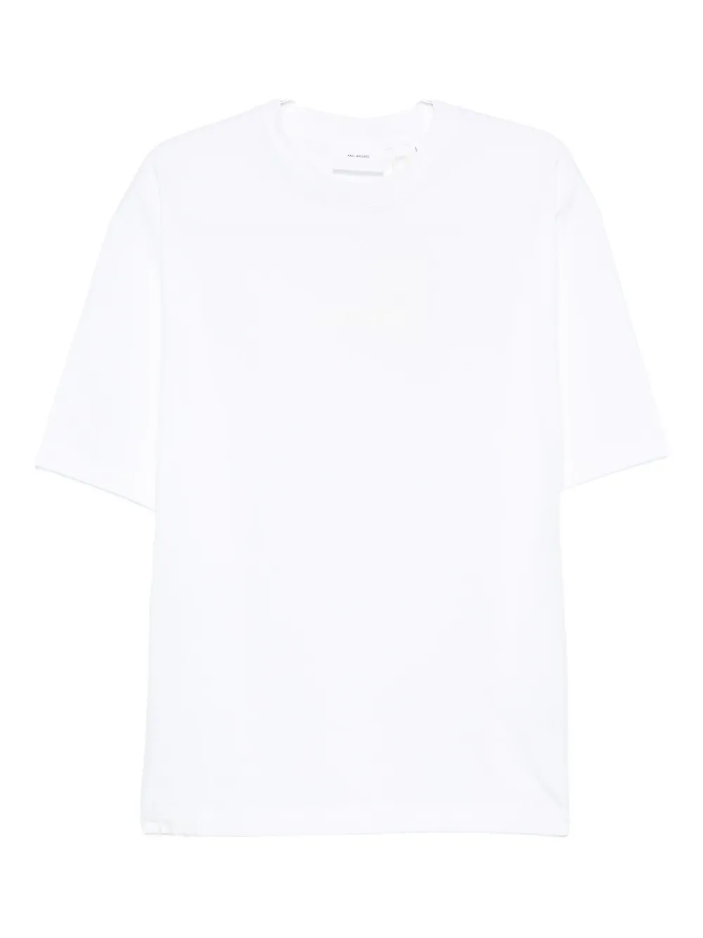 Axel Arigato Capital Logo-embroidered Cotton T-shirt In White