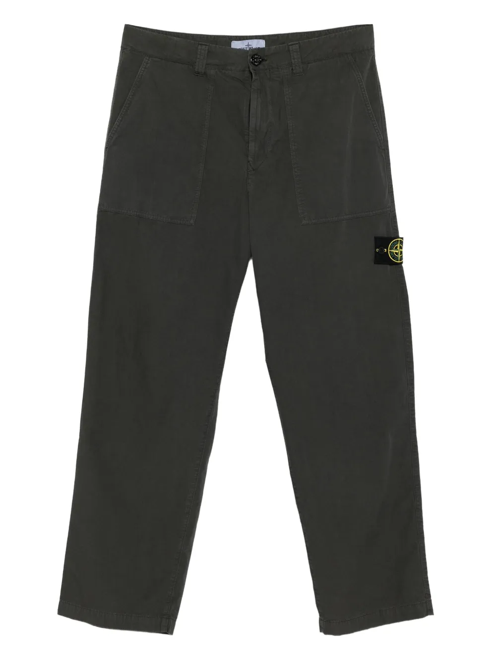 Stone Island 3100005 broek met opgestikte zak Grijs