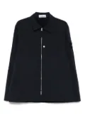 Stone Island Q100003 Soft Shell-R_e.dye® zip-front patch-pocket jacket - Blue