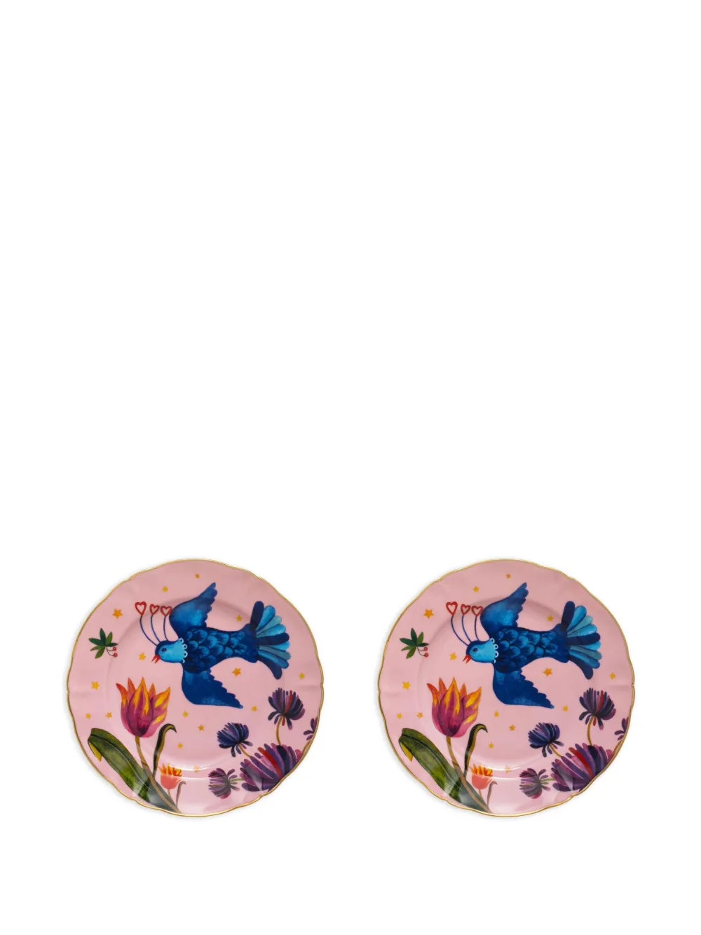 Bitossi Home bird-print plate (set of two) | Tableware | Image 2