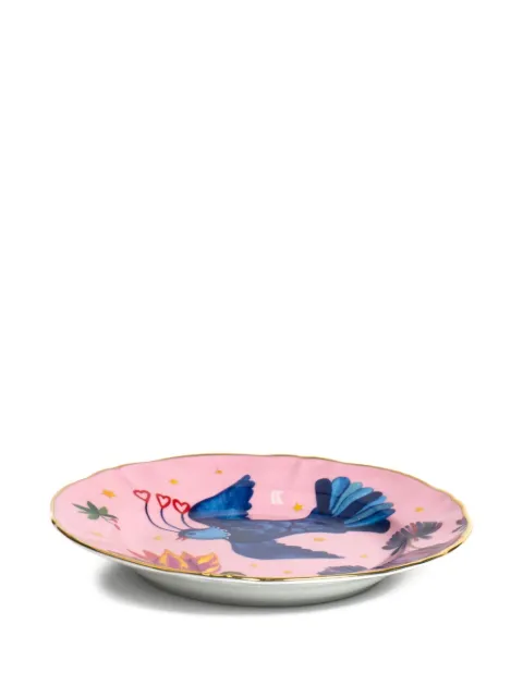 Bitossi Home bird-print plate (set of two)