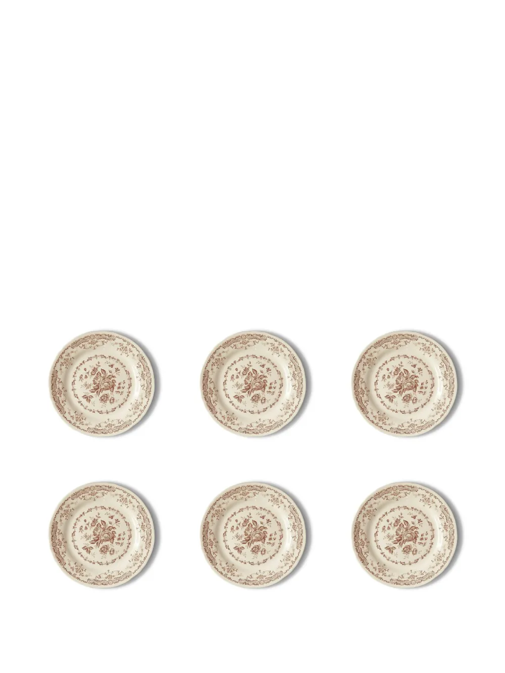 Bitossi Home floral-patterned plate (set of six) | Neutrals | Image 1