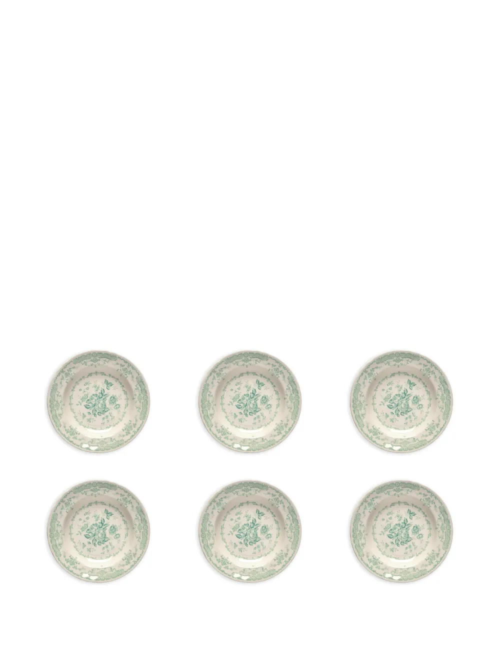 Bitossi Home floral-patterned plates (set of six) | Neutrals | Image 1