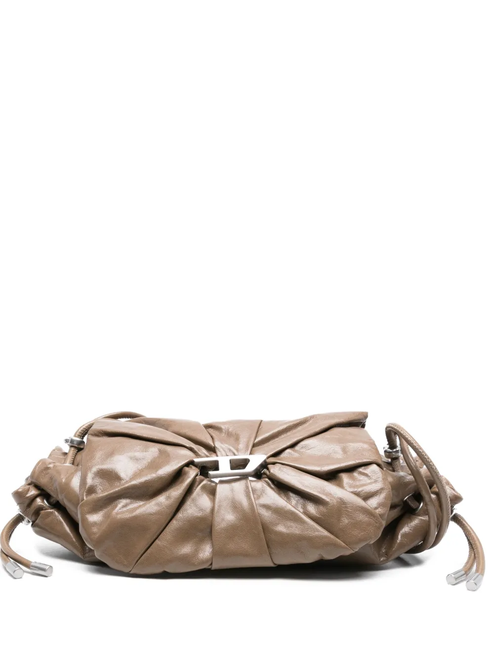 Diesel Scrunch-D schoudertas Bruin