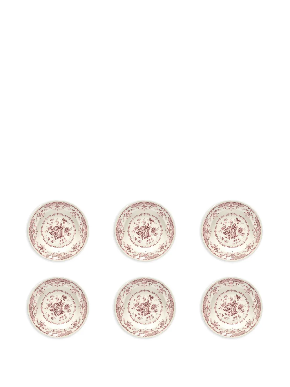 Bitossi Home floral-pattern plate (set of six) | Neutrals | Image 1