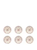 Bitossi Home floral-pattern plate (set of six) - Neutrals