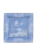 GINORI 1735 Oriente Italiano floral-patterned square tray - Blue