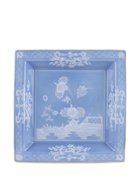 GINORI 1735 Oriente Italiano floral-patterned square tray