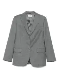 Officine Generale button-fastening single-breasted blazer - Grey