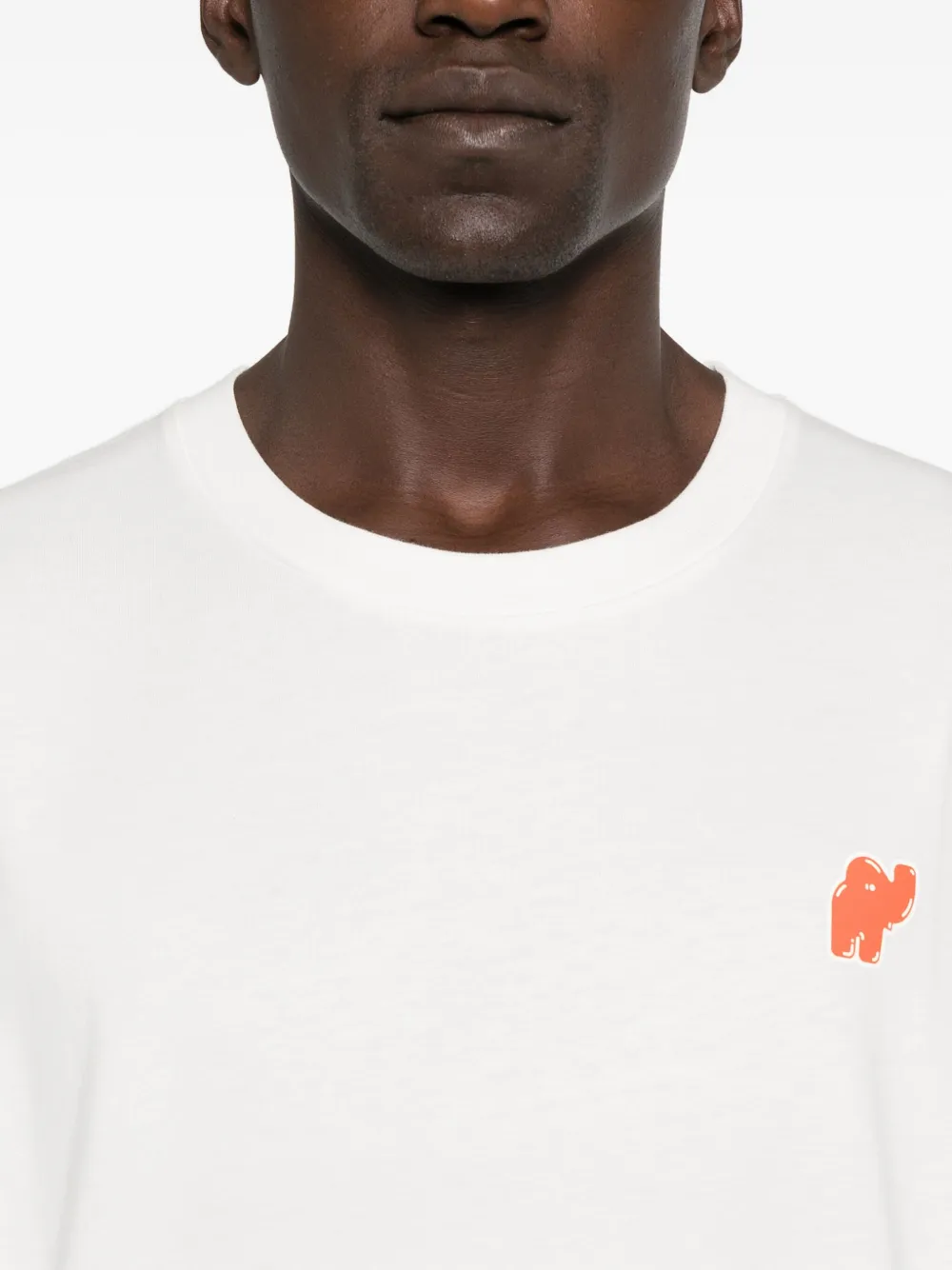 Kenzo T-shirt met borduurwerk Wit