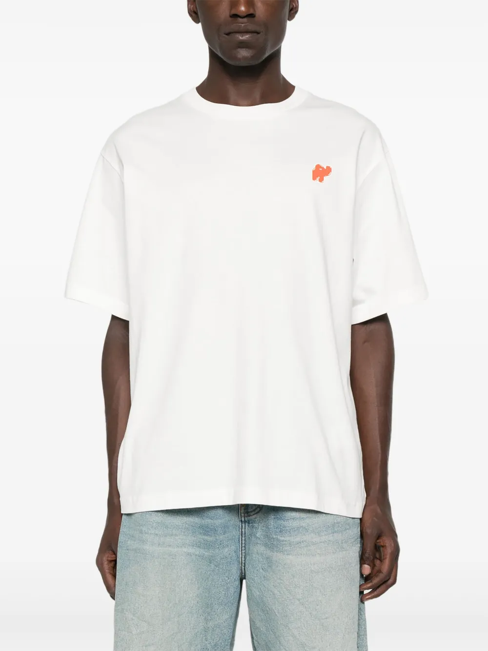 Kenzo T-shirt met borduurwerk Wit
