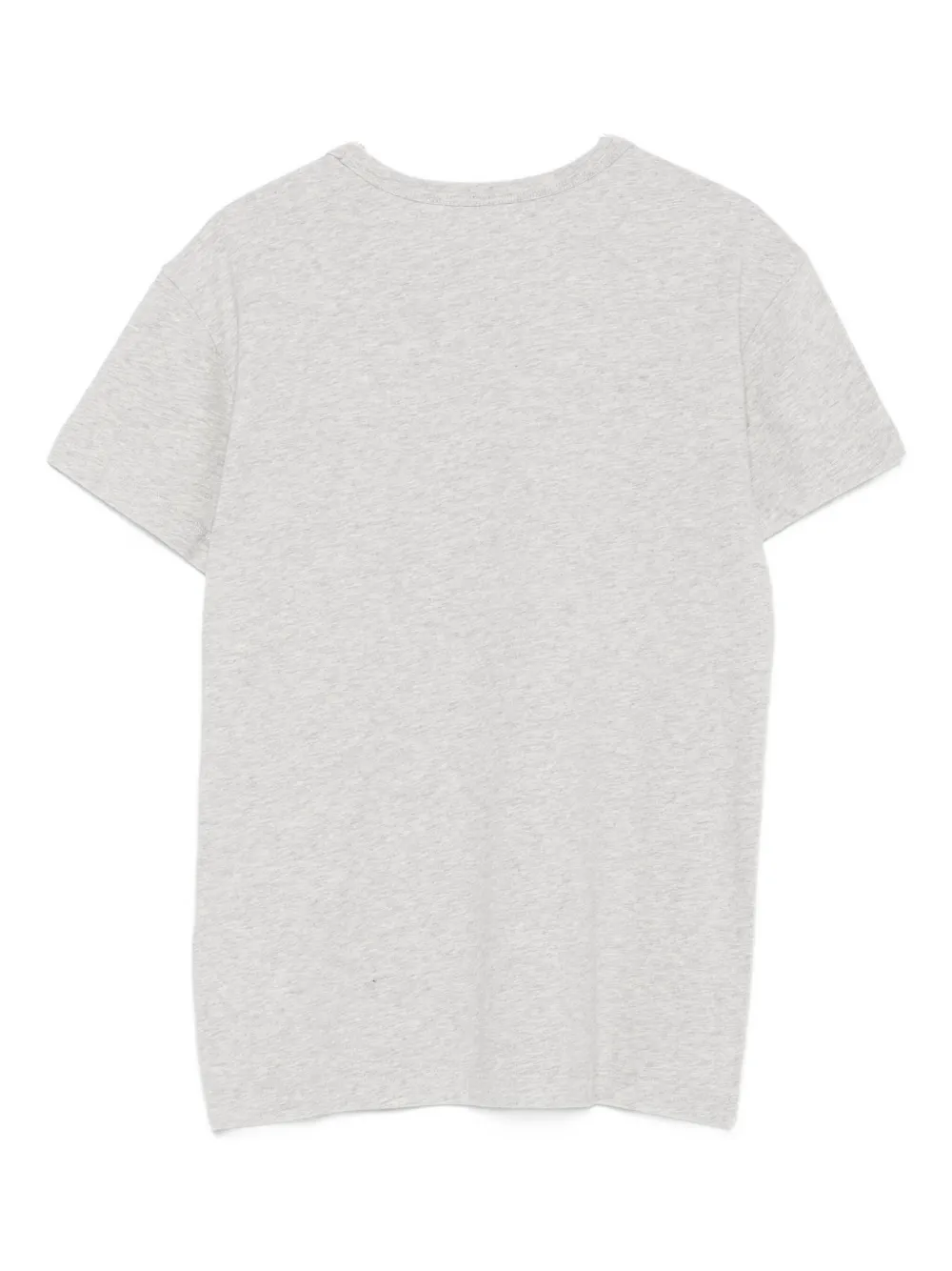 Officine Generale T-shirt met ronde hals van biologisch katoen Grijs