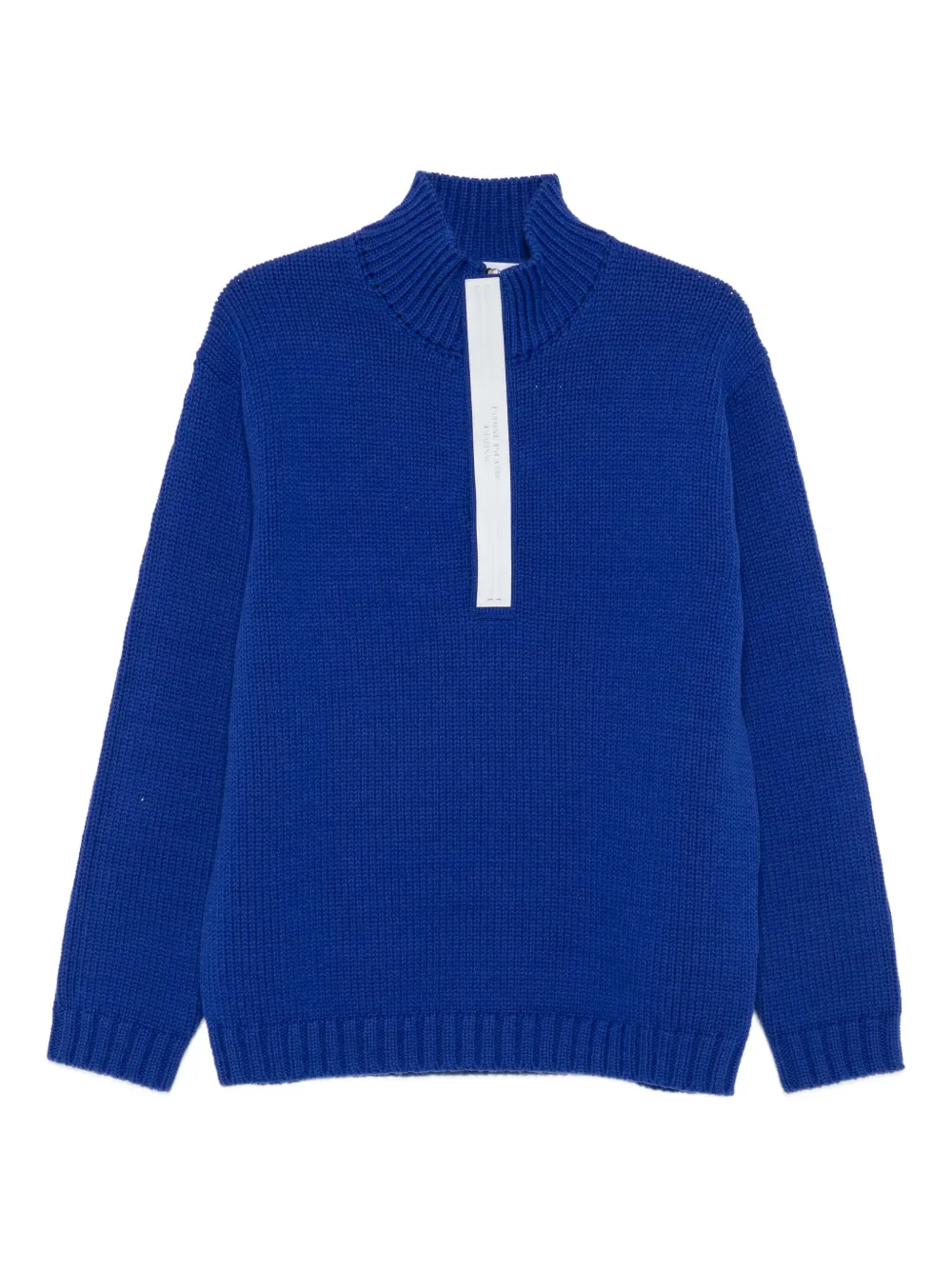 Stone Island Trui met hoge hals en rits Blauw