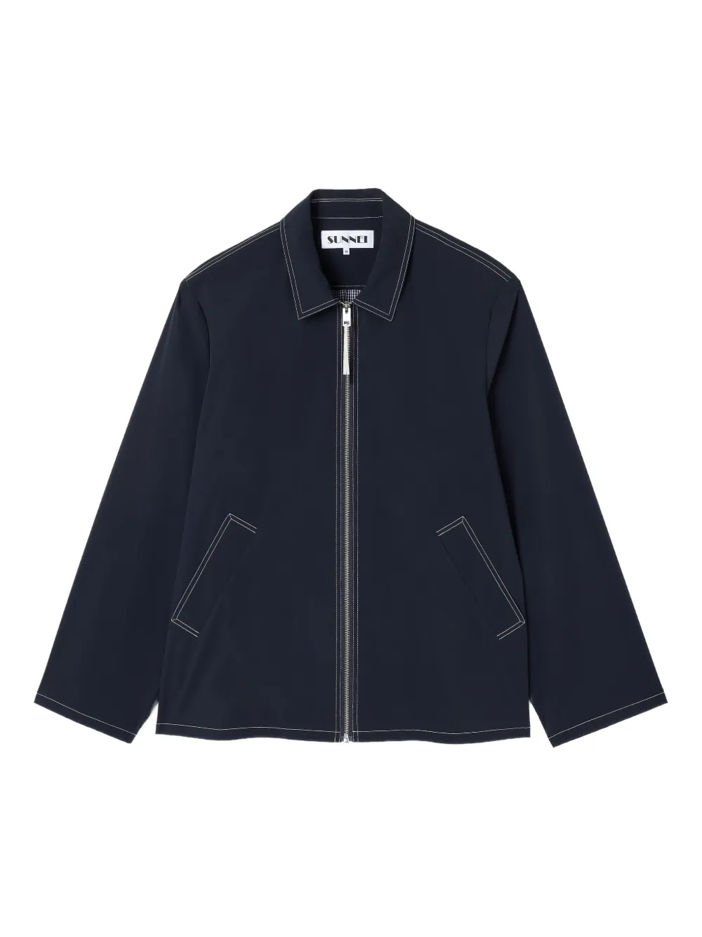 Sunnei contrast stitching simo jacket | Blau | Image 1