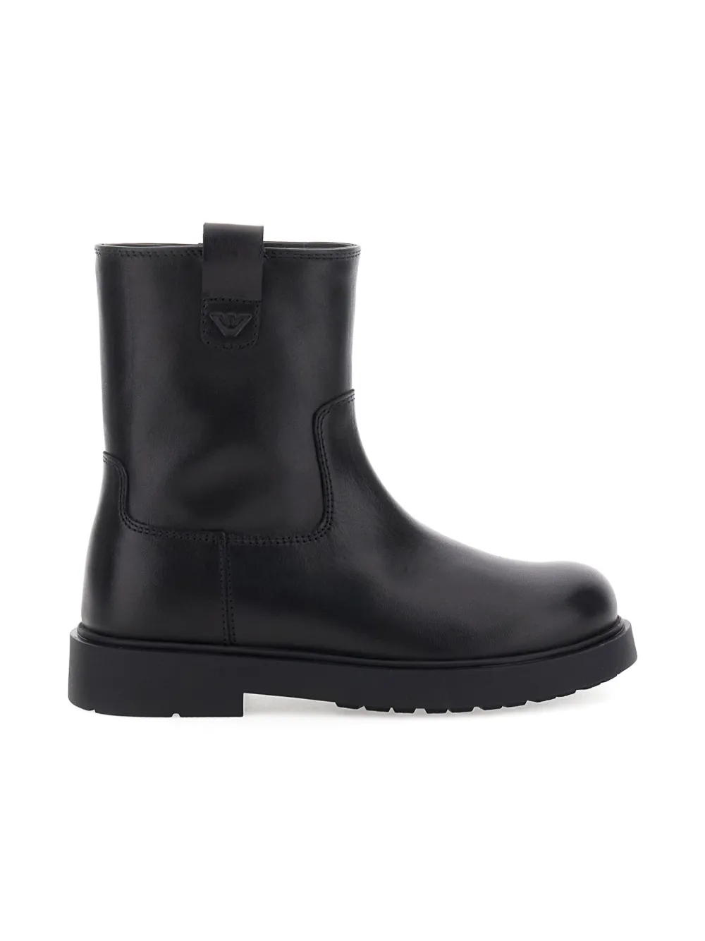 Emporio Armani Kids zip-fastening boots Black