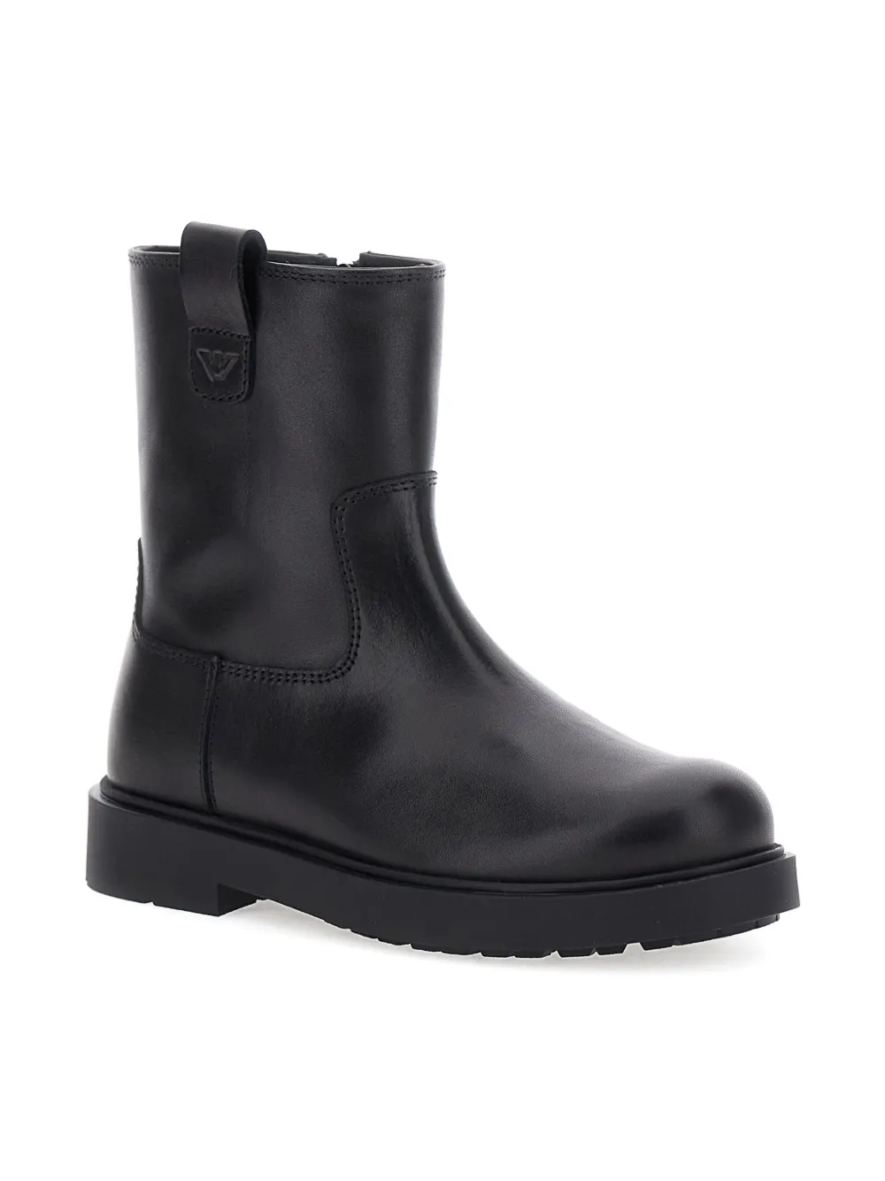 Emporio Ar i Kids zip-fastening boots Black