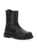 Emporio Armani Kids zip-fastening boots - Black