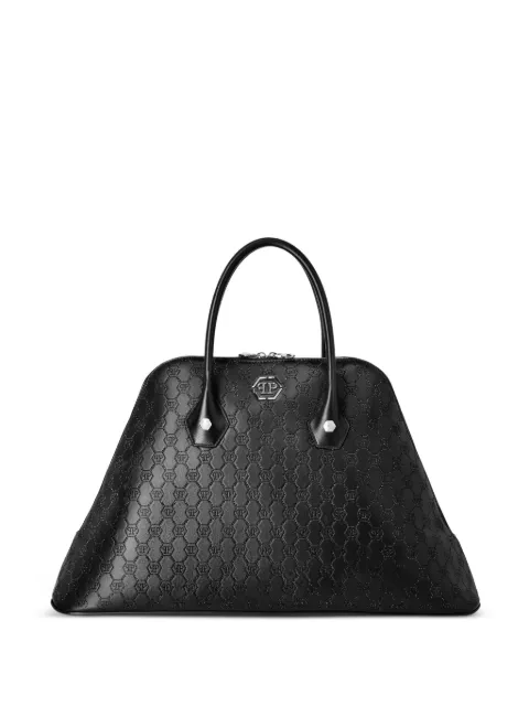 Philipp Plein bolsa de mano con monograma