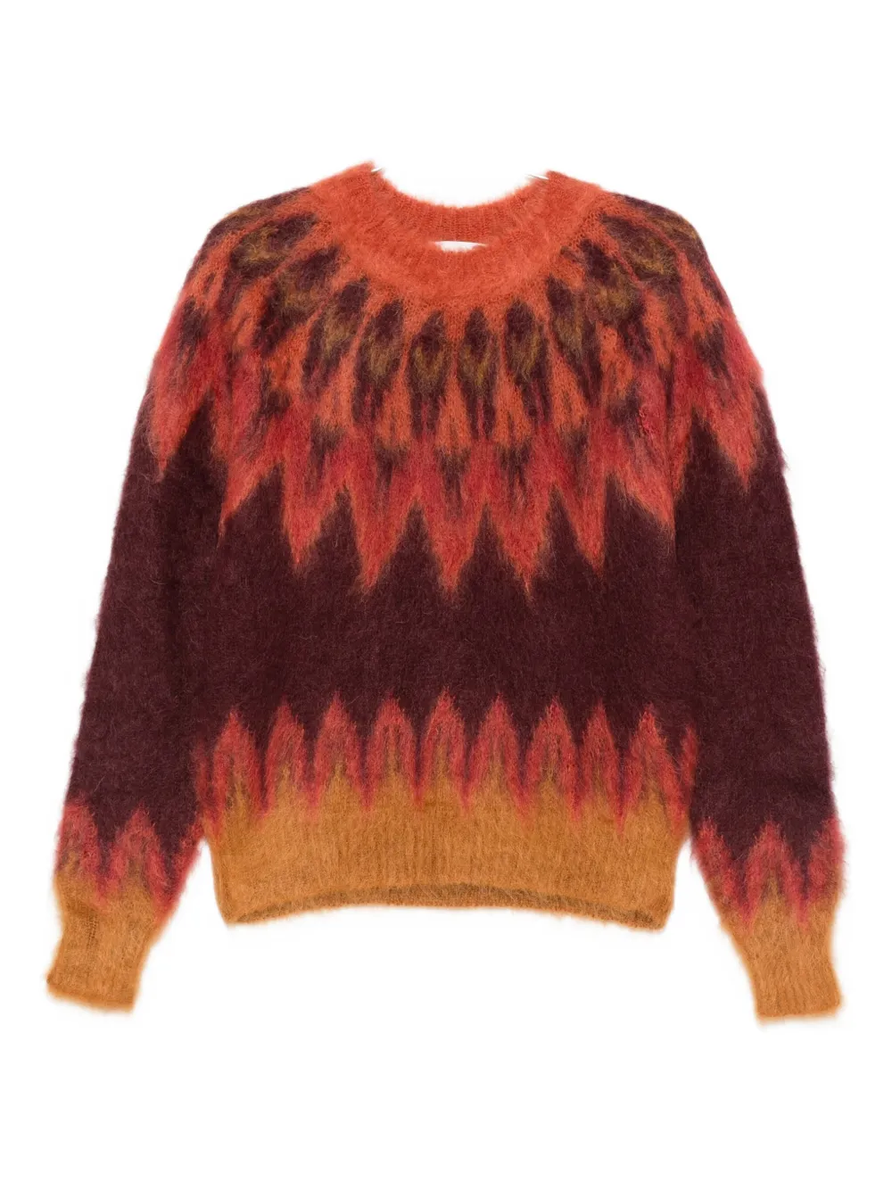 Isabel Marant Étoile Patterned Sweater In Red