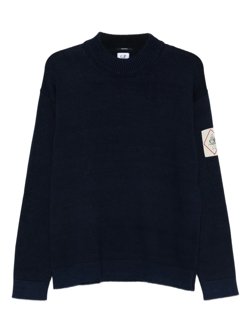 C.P. Company logo-patch sweater Blauw