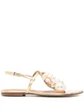 Alameda Turquesa Belize sandals - Gold