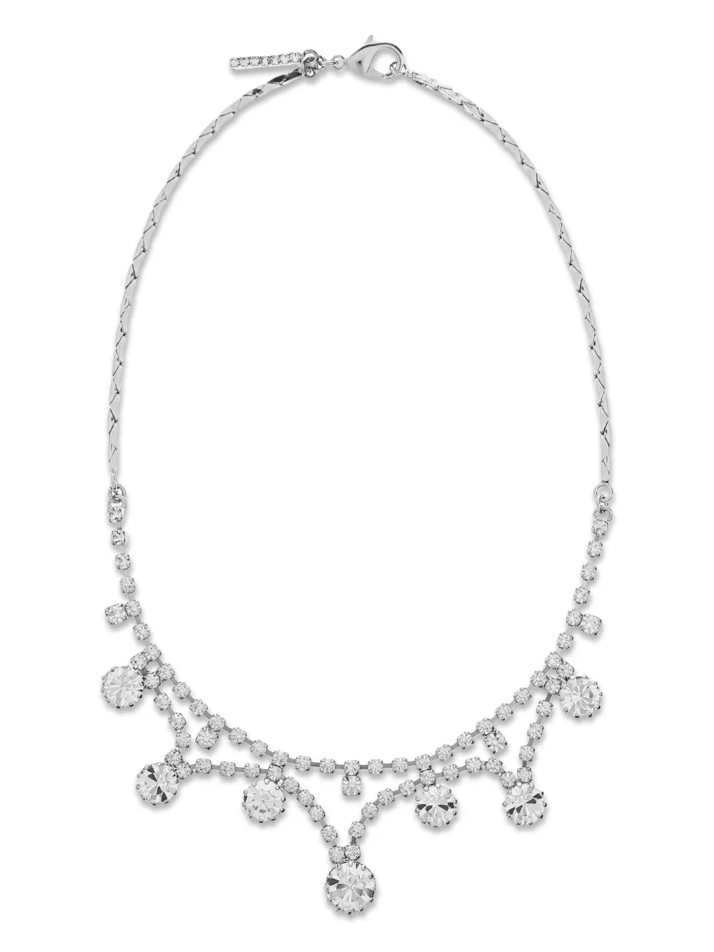 crystal-embellished choker necklace