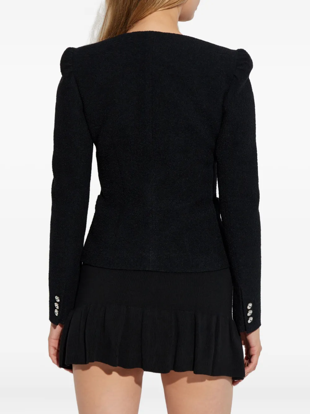 Alessandra Rich Jack met V-hals Zwart