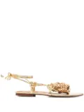 Alameda Turquesa Meredith sandals - Gold