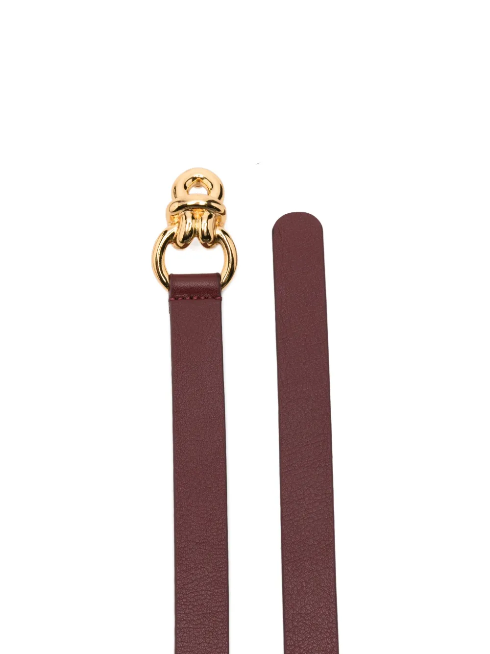 Tagliatore knotted-buckle belt - Bruin