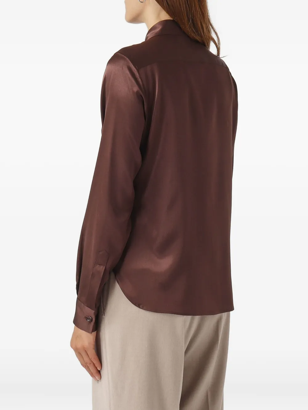 Tagliatore Buttoned Shirt In Brown