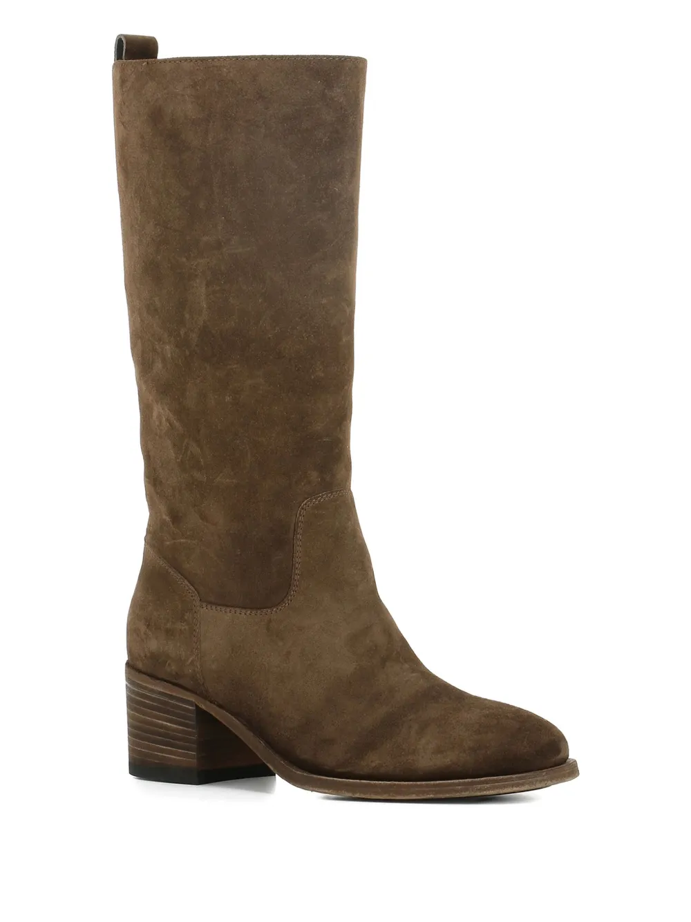 Officine Creative suede mid-calf boots Brown