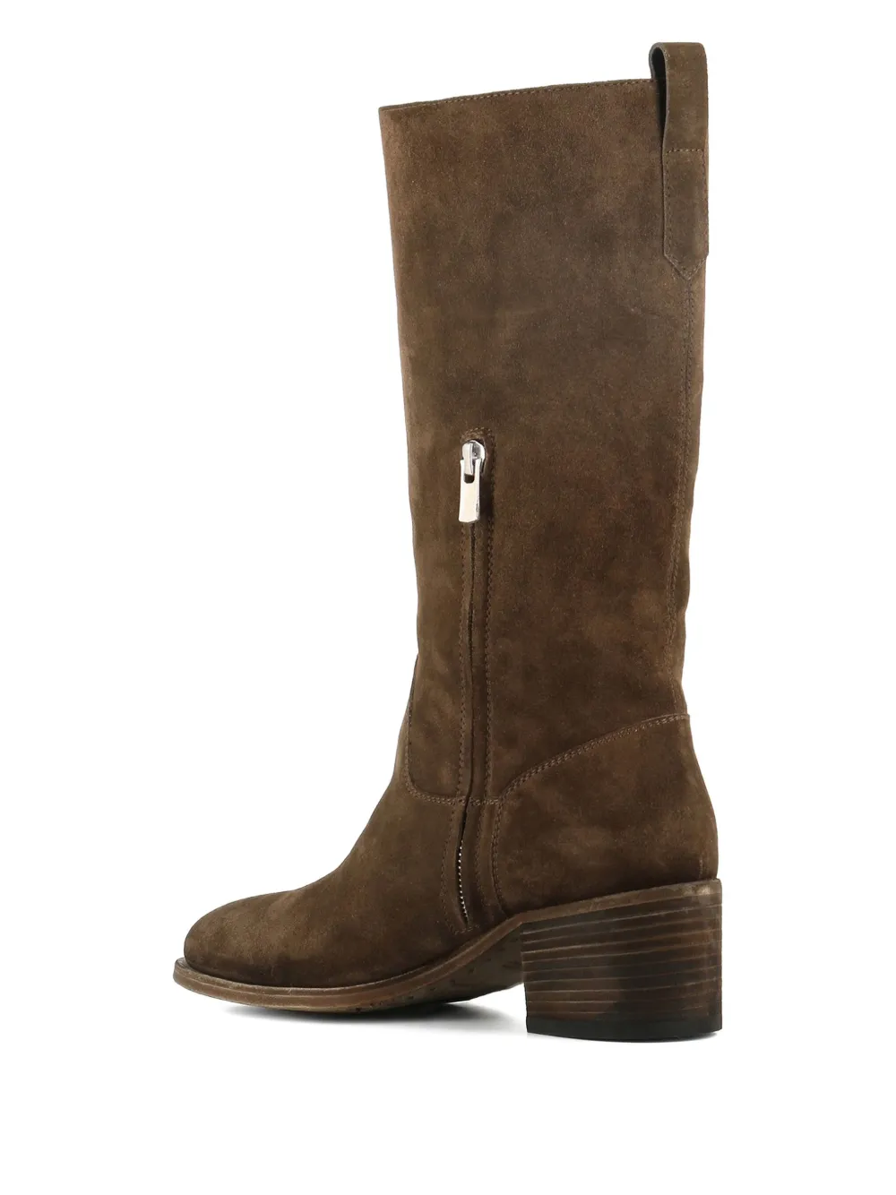 Officine Creative suede mid-calf boots Brown