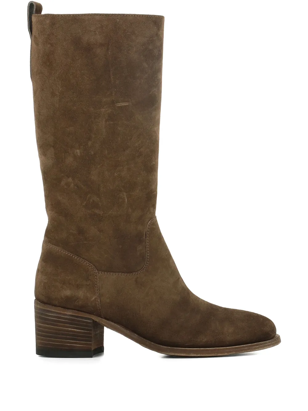 Officine Creative suede mid-calf boots Brown