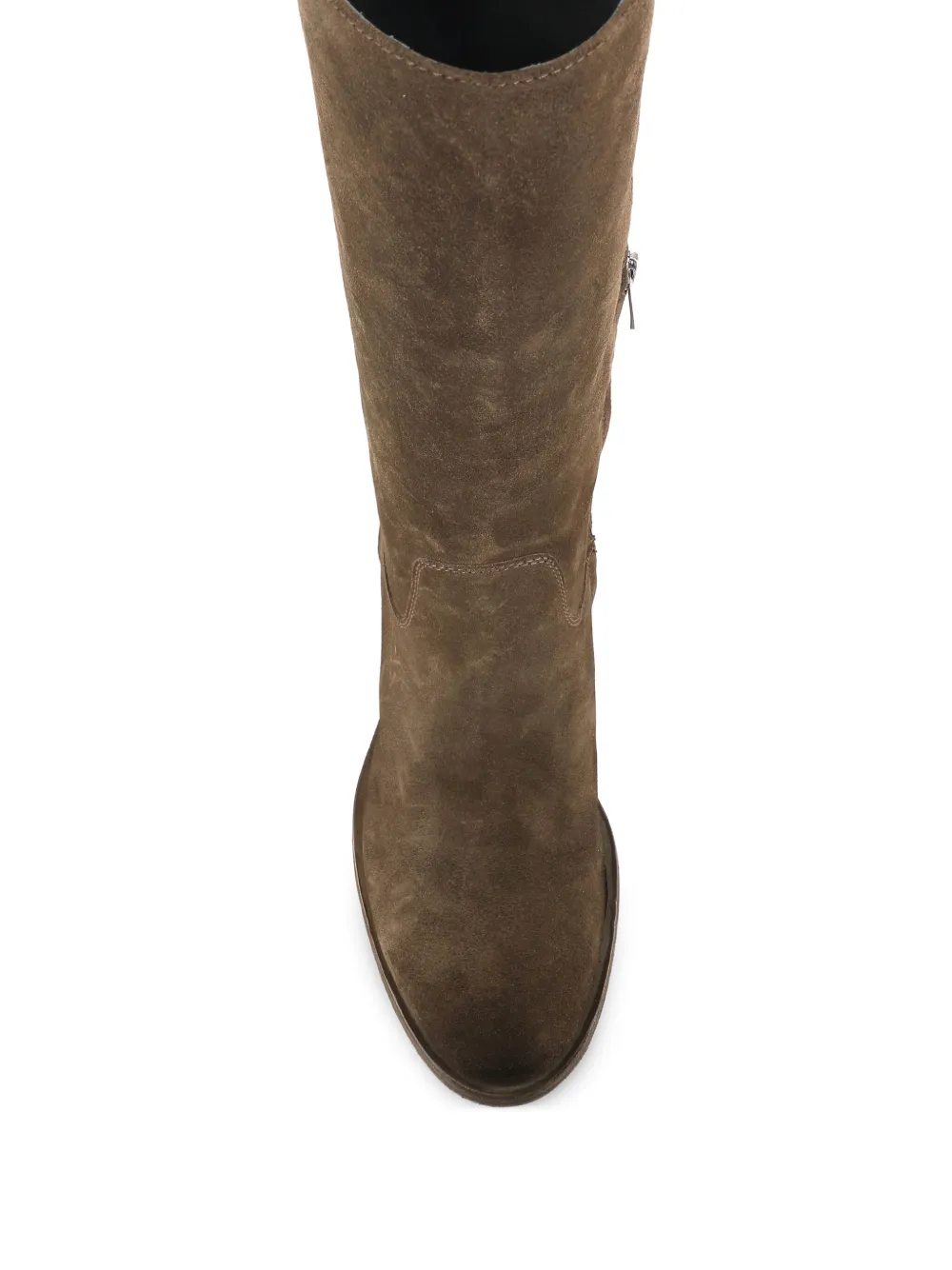 Officine Creative suede mid-calf boots Brown