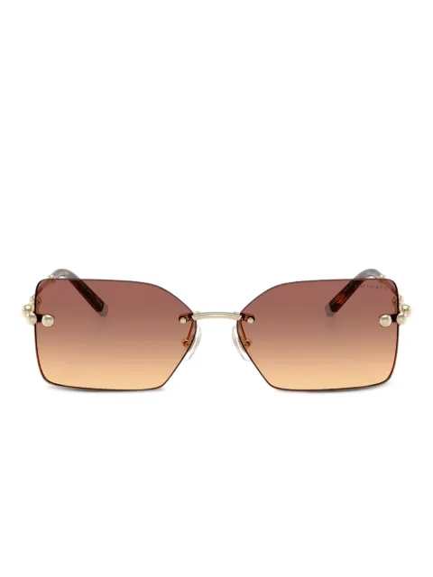 Tiffany & Co Eyewear geometric rimless sunglasses