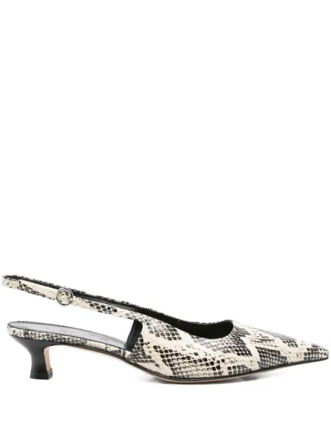 Aeyde zapatillas con tira trasera y tacón de 40mm