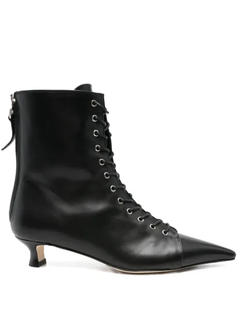 Aeyde 40mm Trixi lace-up pointed-toe boots