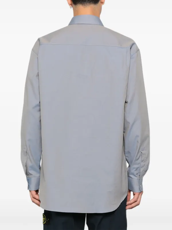 Stone Island 1100003 パッチポケット シャツ | ブルー | FARFETCH JP