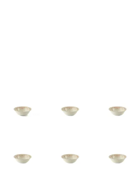 Bitossi Home floral-pattern bowl (pack of six)