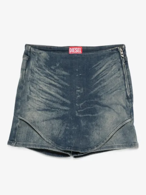 Diesel shorts de mezclilla con efecto lavado