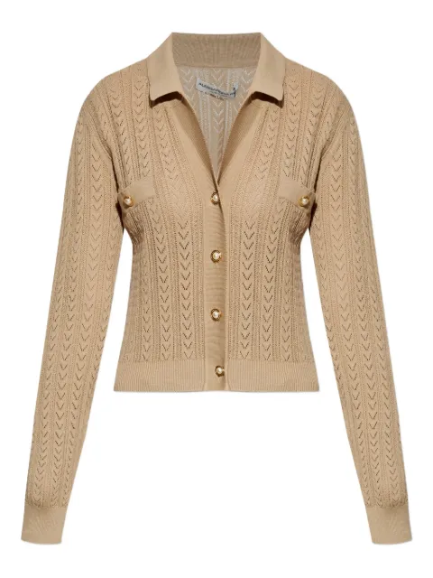 Alessandra Rich cable-knit button cardigan