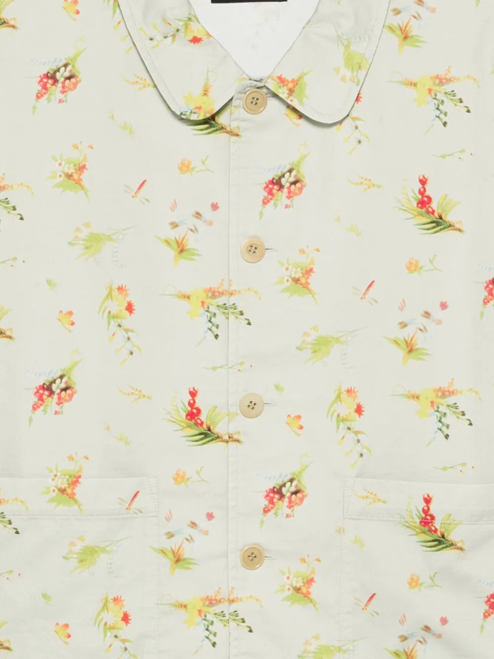 Undercover Floral-pattern Shirt And Trousers Set In Green