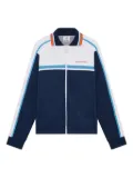 Casablanca panelled zip-up jacket - Blue