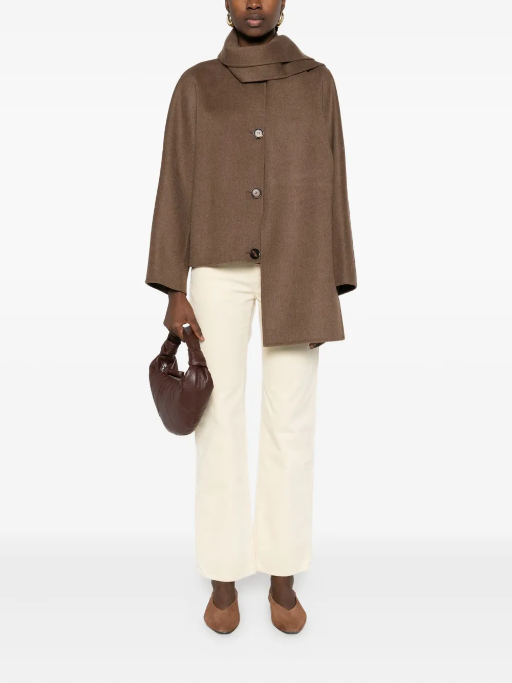 7 For All Mankind Straight broek van katoenblend - Geel
