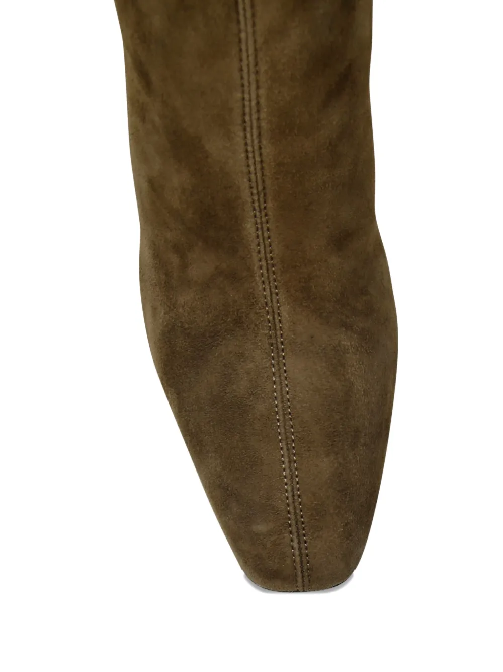 Aquazzura suede zip-fastening boots Green